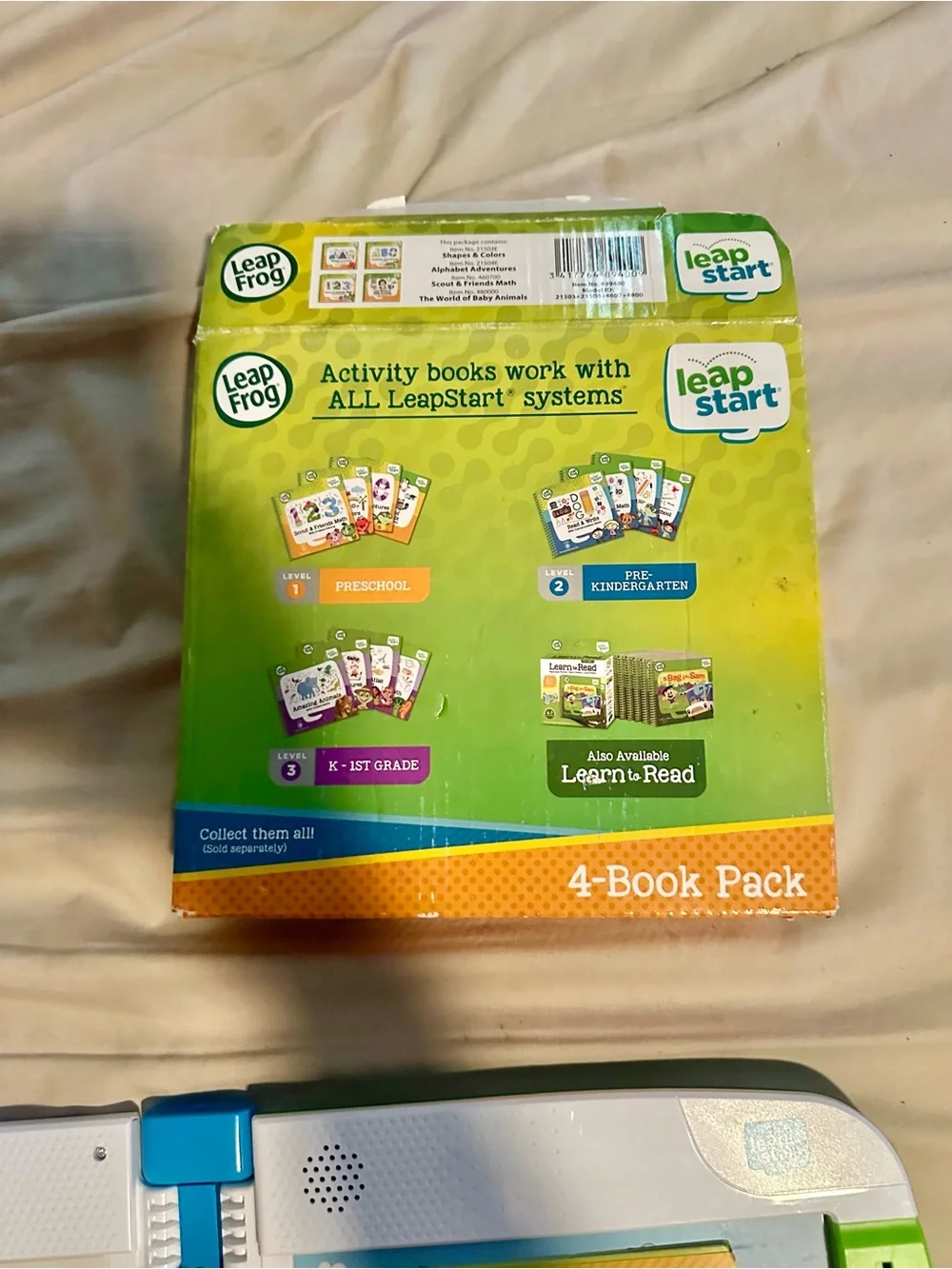NWT LeapStart Interactive Learning Book with writing tool and 4 BOOKS